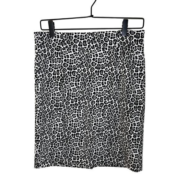 MICHAEL Michael Kors Dresses & Skirts - MICHAEL Michael Kors Leopard Black/White Pencil Skirt